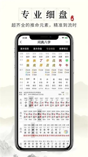 问真八字排盘免费版截图3