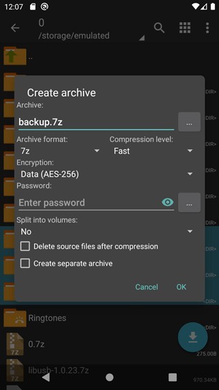 Zarchiver蓝色版截图3