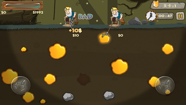 黄金矿工双人无敌版截图3