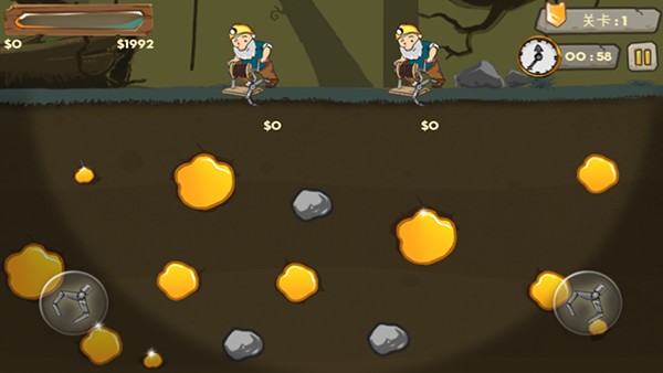 黄金矿工双人无敌版截图2