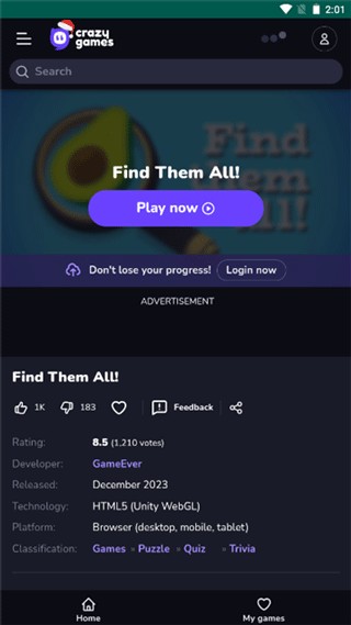 Crazygames中文版截图4