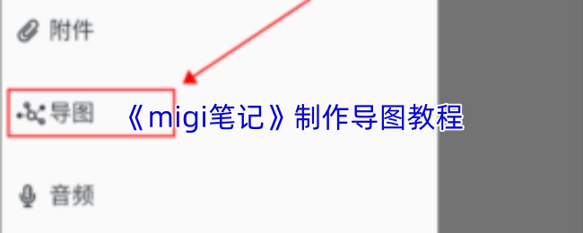 《migi笔记》制作导图教程