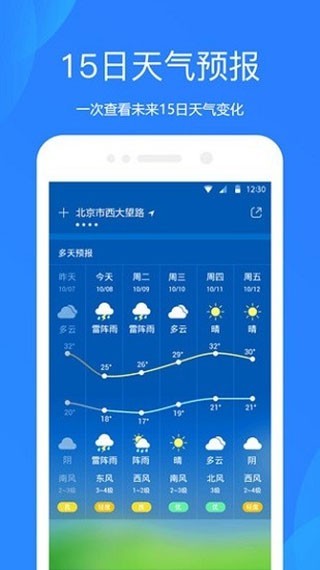 小米天气app 绿色版截图1