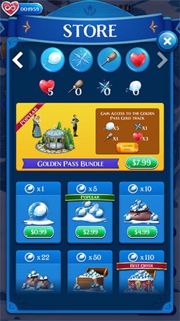 冰雪奇缘冰纷乐手游截图1