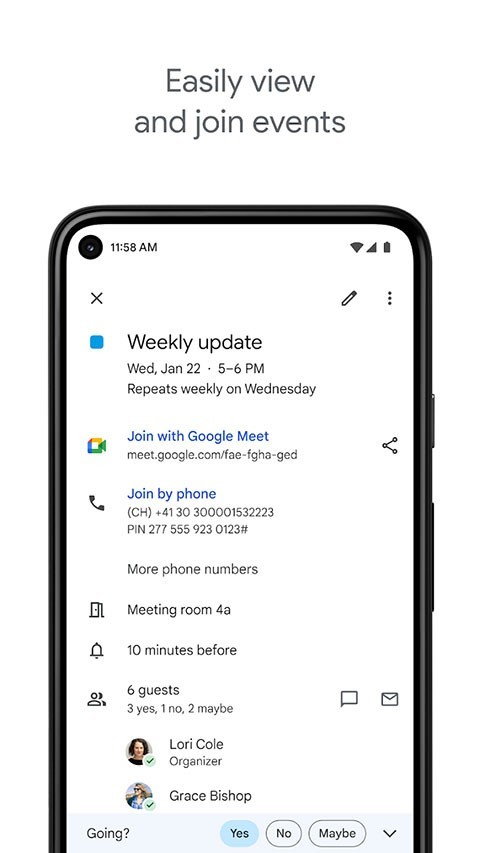 Google日历中文版截图1