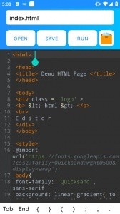 html editor编辑器app截图2