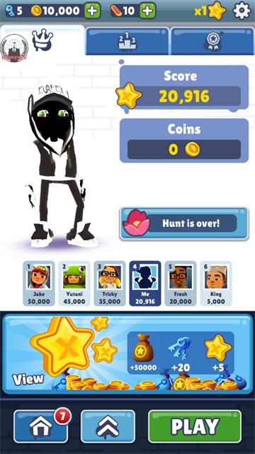 地铁跑酷怪兽手游截图1