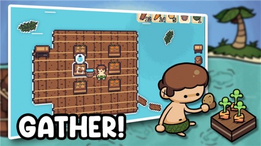 木筏求生2D版(Stranded on a Raft)截图3