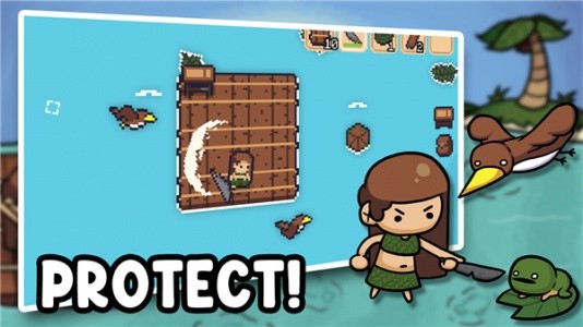 木筏求生2D版(Stranded on a Raft)截图1