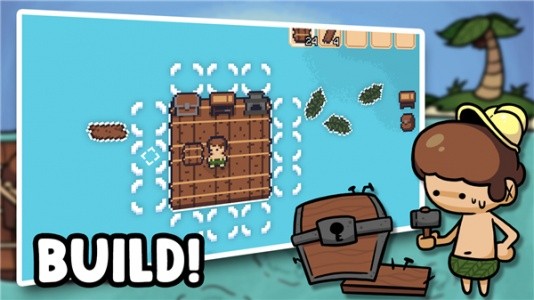 木筏求生2D版(Stranded on a Raft)截图2