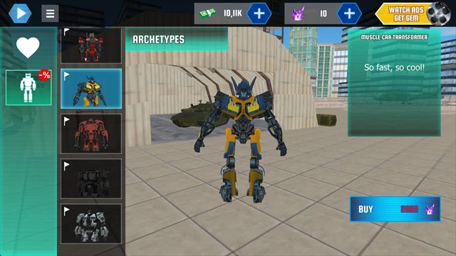 鲨鱼机器人游戏截图3