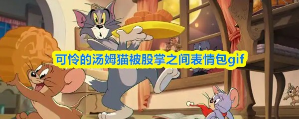 可怜的汤姆猫被股掌之间表情包gif